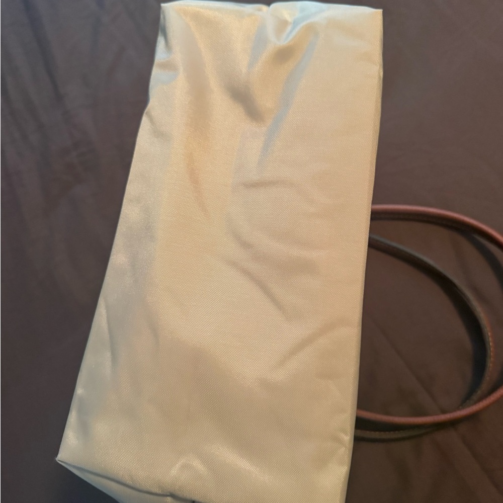 Longchamp La Pliage Medium Tan and Brown Tote Bag - Picture 4 of 16